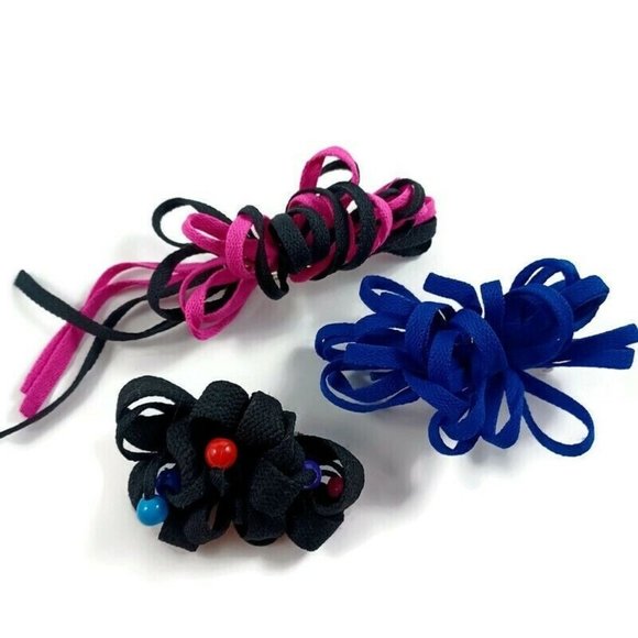 Unbranded Accessories Vintage Shoelace Hair Barettes Hair Clips